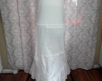 Simple White Upcycled Wedding Dress, Casual White Beach Wedding Dress, White Boho Upcycled Dress, White Dress