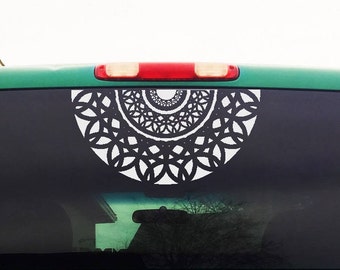 Download Half Mandala Window Decals car decals wall decal vinyl decal