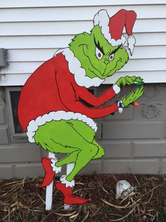 Five Foot Outdoor Grinch Christmas Decoration