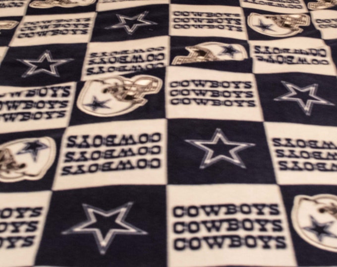 fleece fabric, Cowboys Blanket,flece blanket, Football balnket, custom football blanket, fleece throw, adult blanket, custom blanket, large