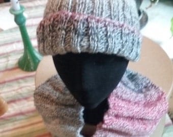 Flat Top Knit Ribbed Hat 2