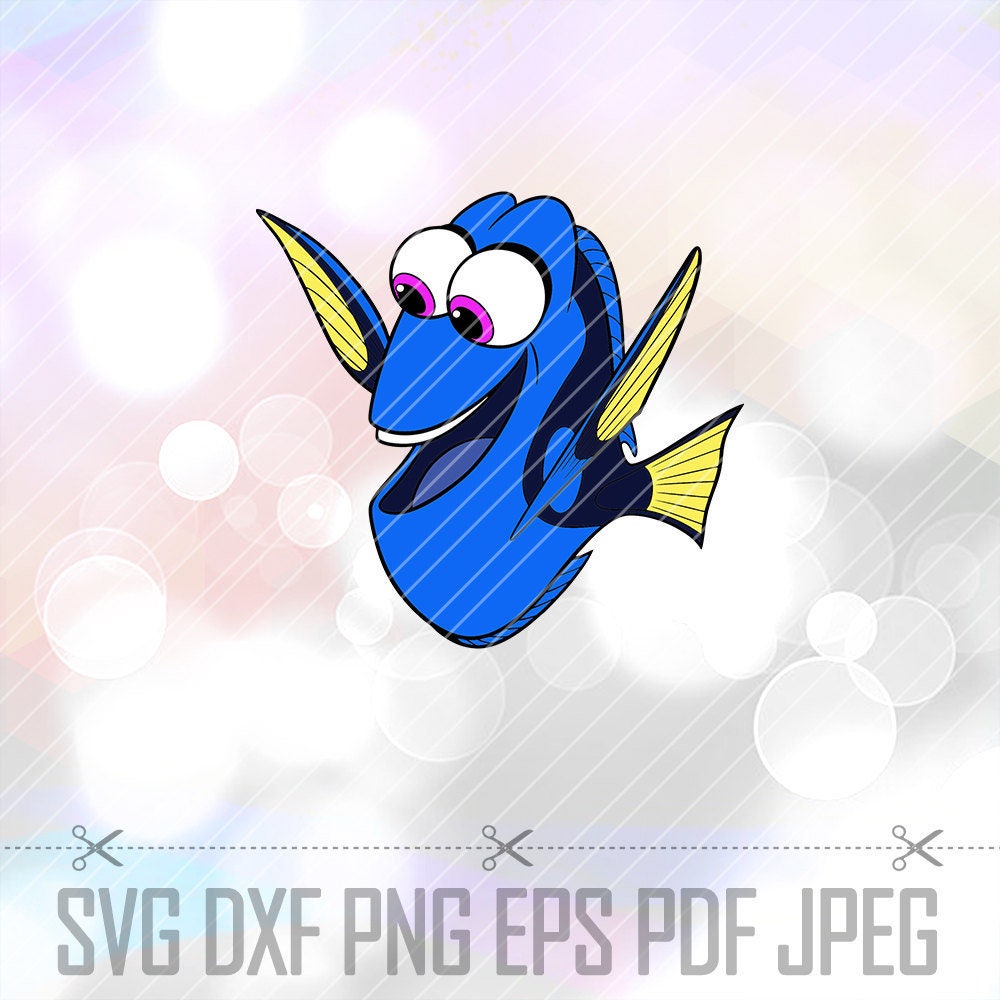 Finding Dory Nemo Marlin Layered SVG DXF Png Cut File Disney