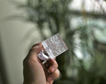 Custom Acrylic Glass Stamp/ Soap stamp / Cookie Stamp