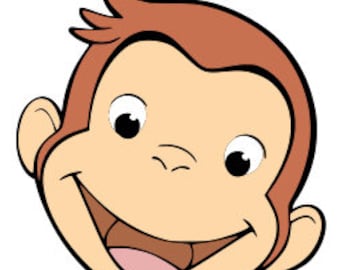Curious George svg files for Cricut Silhouette Vector files Monkey svg Banana svg