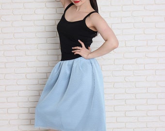 Women tulle skirt, Neoprene skirt, Length tulle skirt, Tutu skirt, Carrie tulle skirt, Wedding tulle skirt.