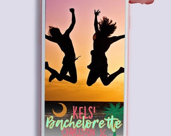 Charleston Snapchat Geofilter, Bachelorette Snapchat Filter, Bachelorette Geofilter, Snapchat Geofilter