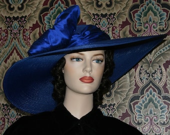 Kentucky Derby Hat Ascot Hat Wedding Hat Tea Party Hat "Titanic"