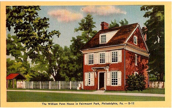 Vintage Philadelphia Postcard The William Penn House in