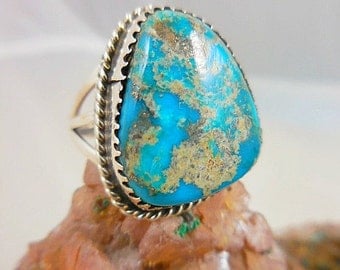Native American Turquoise Sterling Silver Ring