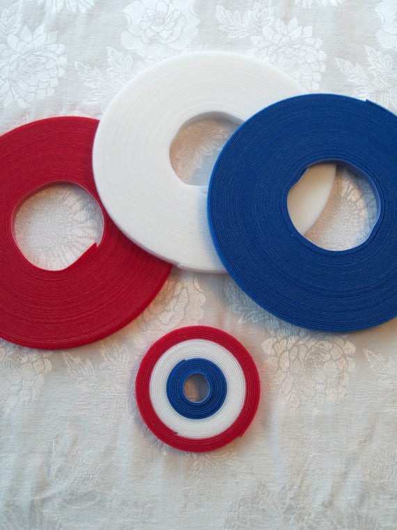 5 Yard Liberty Pack of Genuine Ultra Thin Doll Clothes Velcro® / Extra Thin Velcro®