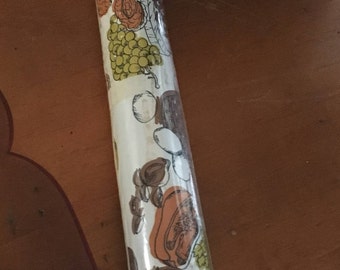 Vintage Contact Paper Shelf Liner Adhesive Plastic by Kwik Kover II
