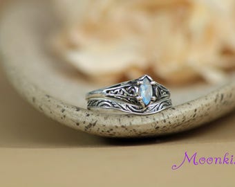 Unique Wedding Rings Promise Rings & Occasion by MoonkistDesigns