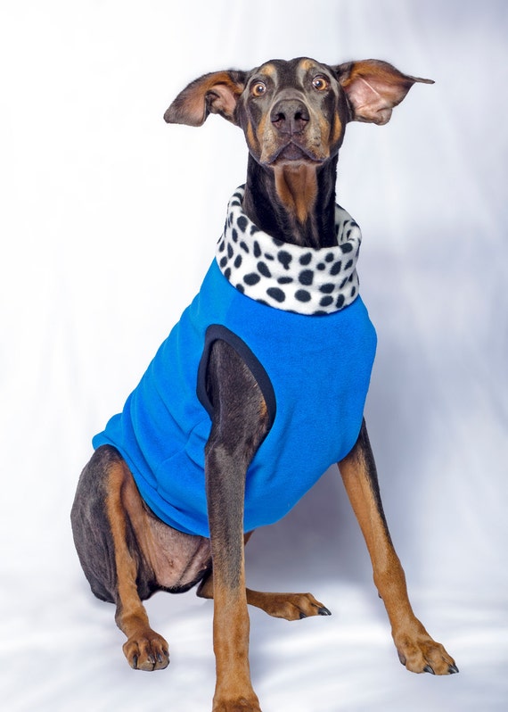 Large Dog Fleece Vest Sweater for your Doberman