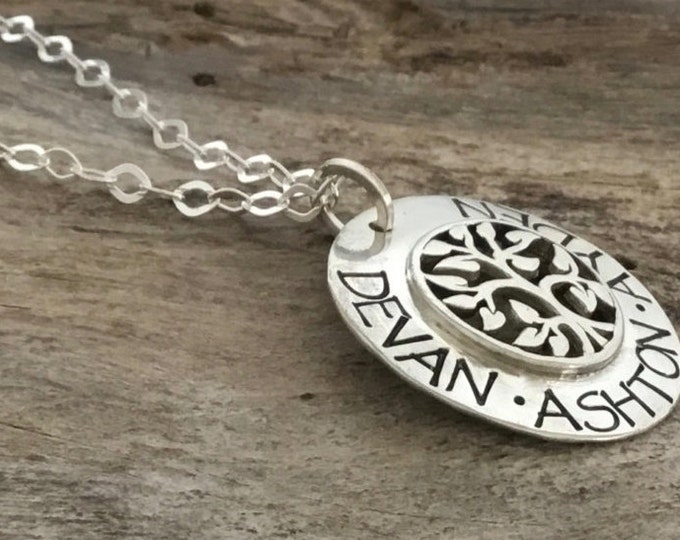 Tree of Life Necklace /Tree of Life Pendant /Tree of Life Necklace Sterling Silver /Family Tree Necklace/Tree Necklace /Personalized Jewelry
