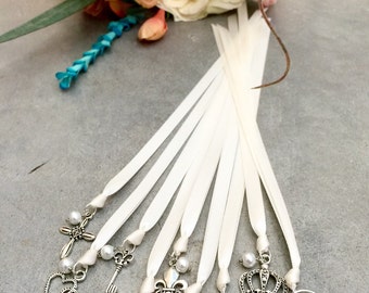 Ribbon Cake Pulls // Customize // Wedding // Charms