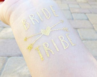 Bride Tribe Tattoo, Bachelorette Party Tattoo, Bridesmaid Gift, Hen Party Tattoo, Engagement Party Tattoo, Bridesmaid Tattoos, Gifts For Her