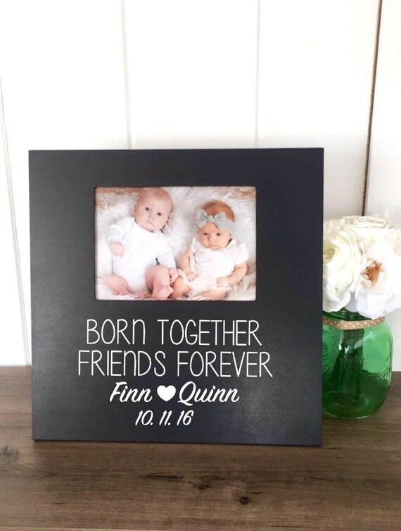 Twins Picture Frame Twins Baby Gift Boy Girl Twins