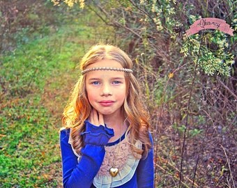 Gold Halo Headband - Wedding Headband - Bridal Headband - Flower Girl Headband - Bridesmaid Headband - Gold Rhinestone Halo Headband
