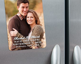 Rachel - Photo Save the Date Magnets + Envelopes