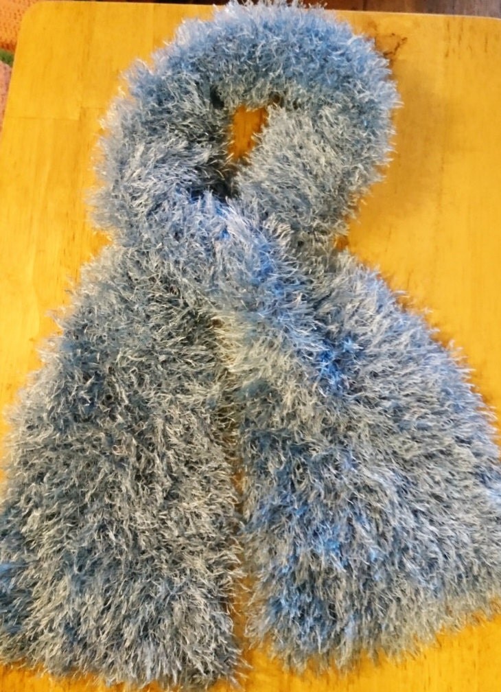 Scarf Fluffy Knit Knit Wear Winter Warmer Accessory