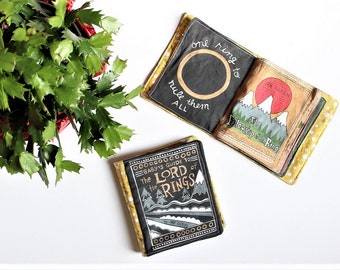 Baby's Guide to The Lord of the Rings // Fabric Book // Literary Baby // Baby Toy // Quiet Book // Book Nursery