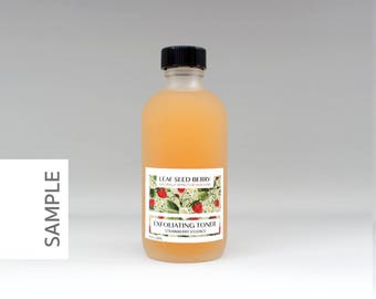 Exfoliating Strawberry Face Toner, Natural Beauty, Skincare Samples, Sensitive Skin, Natural Products, Beauty Gift, Facial Care, Skin Care