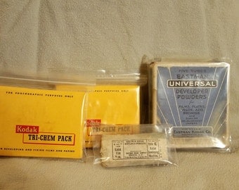 Vintage Eastman Kodak Developing Powders