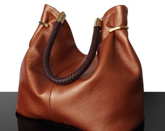 Leather Bag, luxury bag, Buffalo, french bags, bucket bag, bucket bags, golden bags, Nacre bags, Leather bucket bags