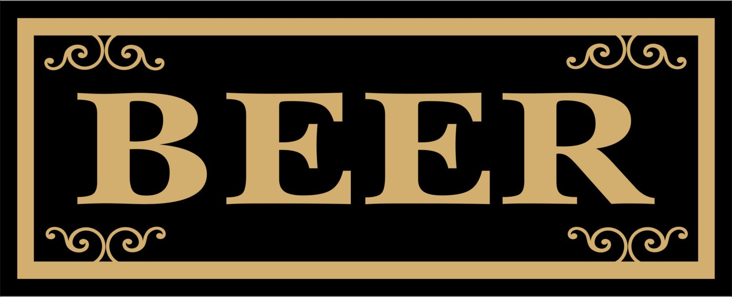 BEER Sign STENCIl 11 sizes Available Create by SuperiorStencils