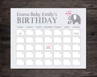 Guess the birth date | Etsy
