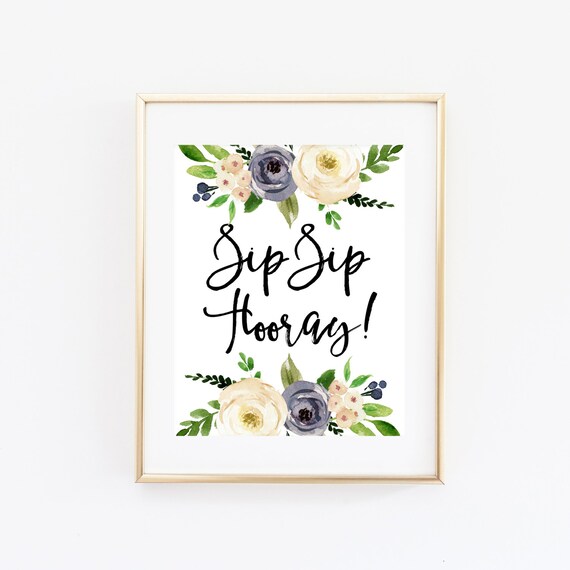 Bachelorette Signal 8 X 10 Sip Sip Hooray Rates of the Working day graphic regarding Sip Sip Hooray Printable titled Bachelorette Signal 8 X 10 Sip Sip Hooray Offers of the Working day