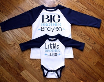 Big Brother/Little Brother Raglan Shirt~Big Brother Raglan~Little Brother Raglan Onesie