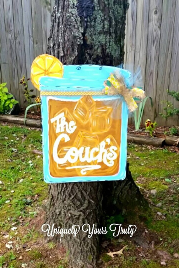 Items similar to Sweet tea, mason jar, summer, southern, monogrammed