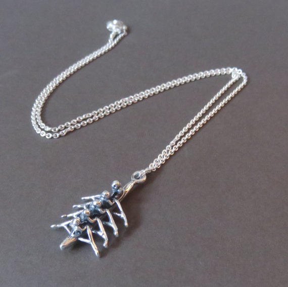 Rowing jewelry crew jewelry sterling silver rowing
