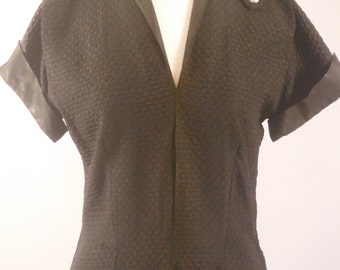 Beautiful Vintage 1947, Black Party Dress