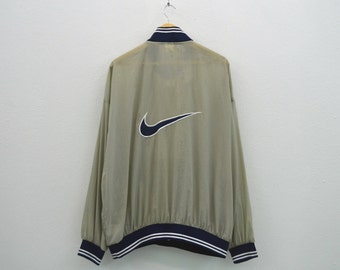 Nike Vintage Windbreaker Vintage Nike Pullover Big Swoosh Mens Size XL