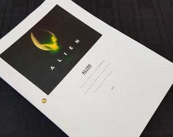 Alien Film Script Movie Unique Gift