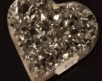 Titanium Aura Quartz Crystal Heart 5.6 oz. A-828