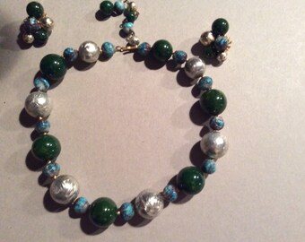 Hattie Carnegie 1960s necklet and earclips