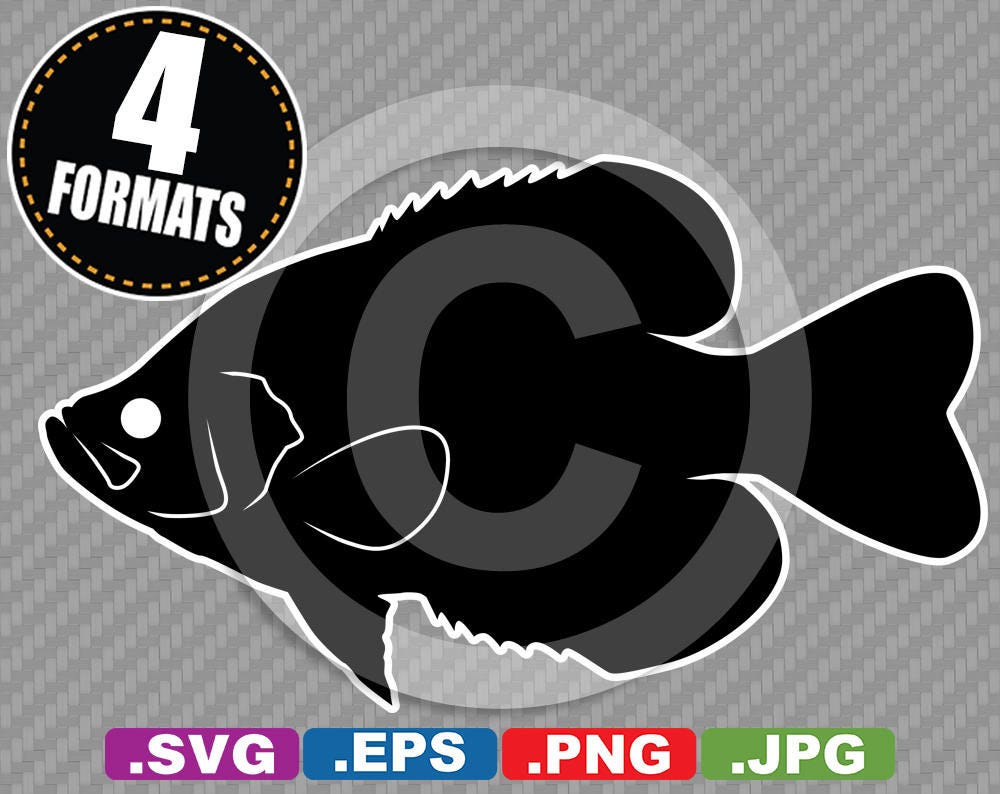 Download Crappie Fish Clip Art Image SVG cutting file Plus