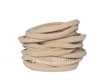 Nude Nylon Headband, nylon headband, bulk nylon, one size fits most, nylon headband, baby nylon headbands