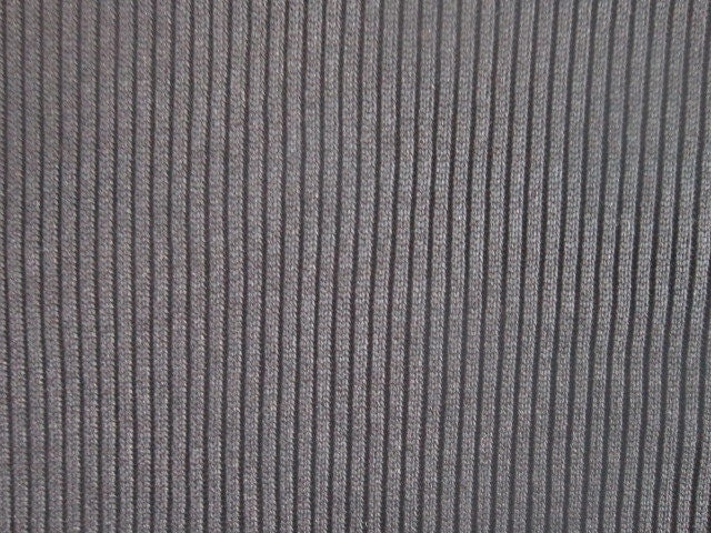 Black Ribbed Lycra Knit Fabric by the Yard Spandex Knit