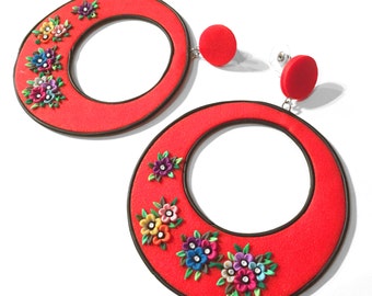 Flamenco earrings 6 sizes.