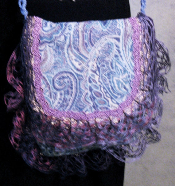 Items similar to Tapestry Crossbody Bag, Tapestry Festival Bag