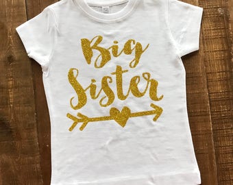 Personalized Big Sister Shirt