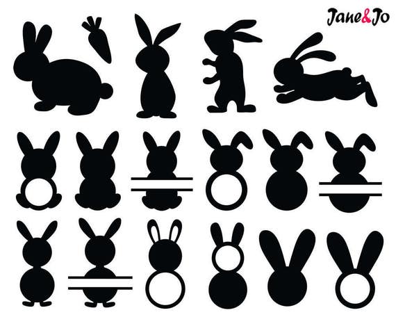 Download Bunny SVG Bunny Silhouetterabbit Vectorrabbit svgrabbit