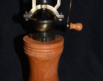 Beautiful Handmade American Cherry Old Fashion Pepper Grinder
