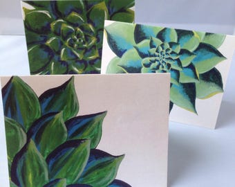 Bundle of 3 Greeting Cards, Blank Cards