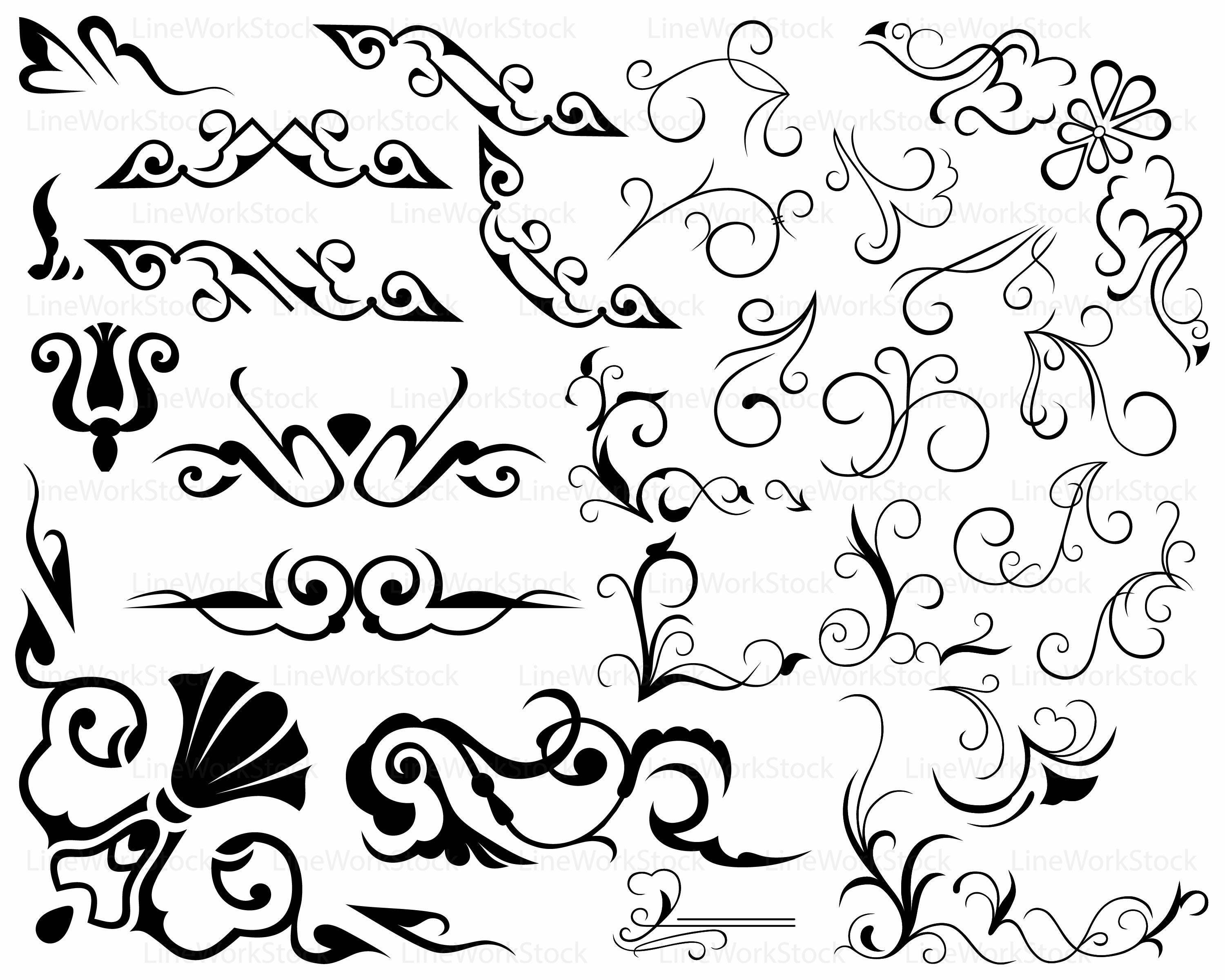 Download Swirl svg,scroll clipart,swirl svg,swirl silhouette,scroll ...