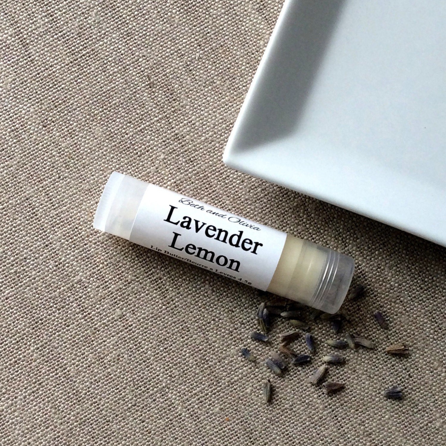 Lavender Lemon lip butter, lavender lemon lip balm, Gifts for teens, lip balm, lemon lip balm, wedding favors, gifts for her,